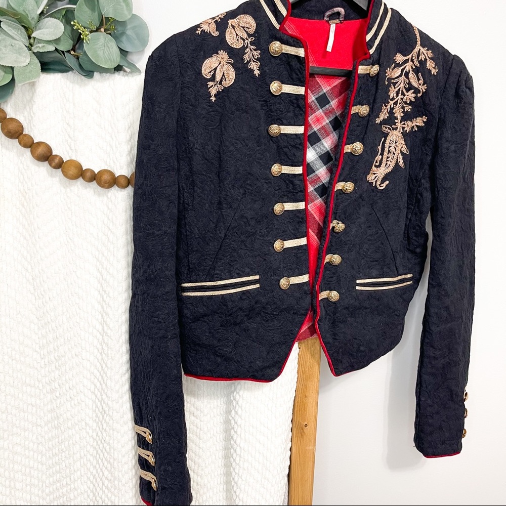 Free People | Embroidered Band Jacket - Picture 7 of 13
